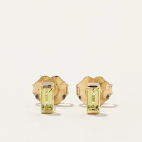 100 Ways' Baguette Peridot Earrings | 0.26ctw |