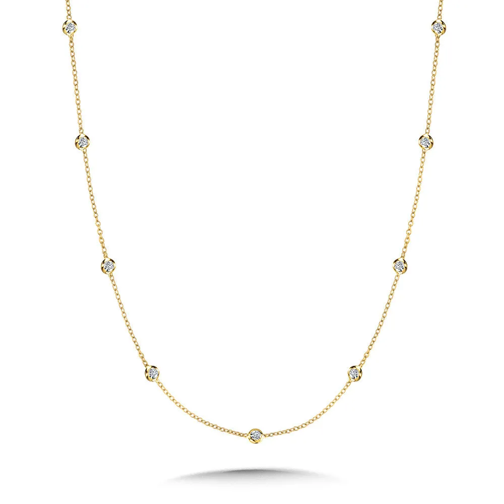 18" DIAMOND LINKS NECKLACE