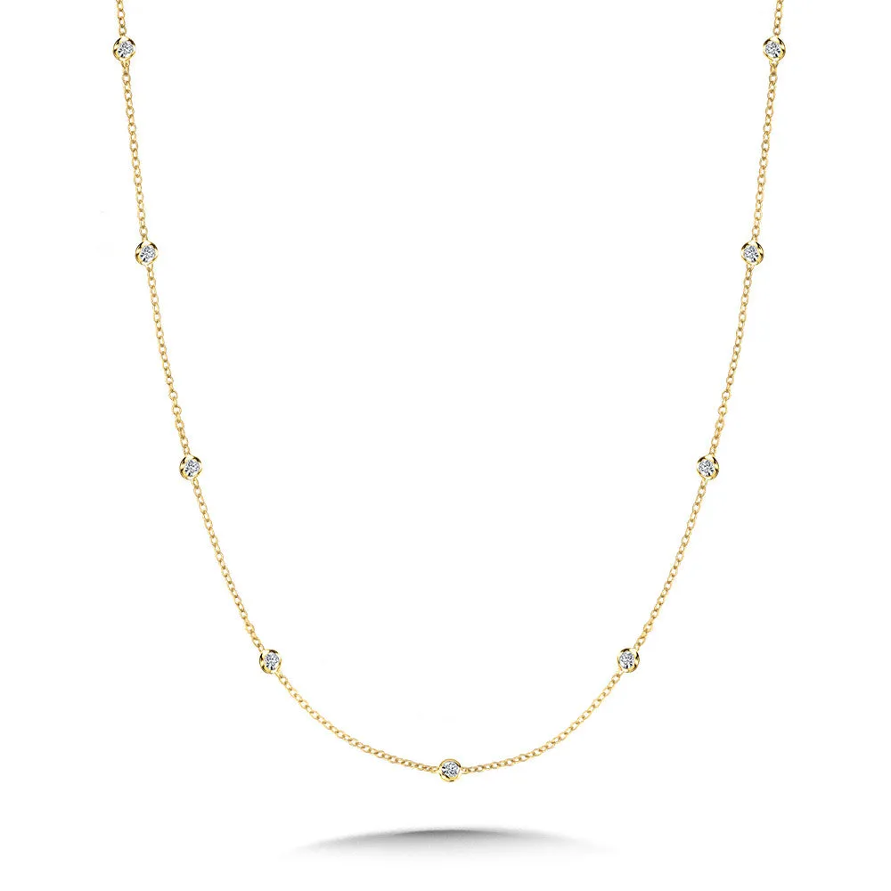 18" DIAMOND LINKS NECKLACE