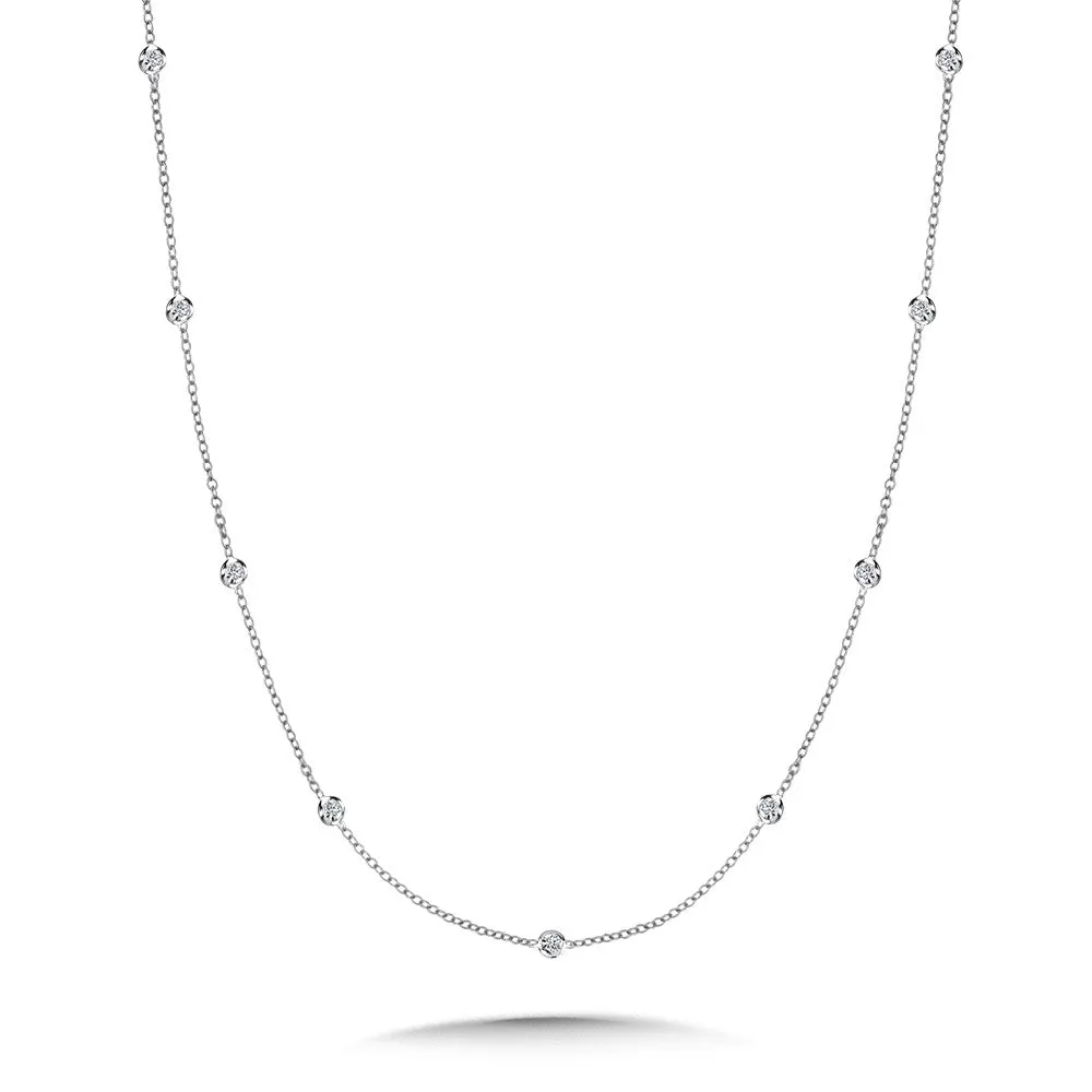 18" DIAMOND LINKS NECKLACE