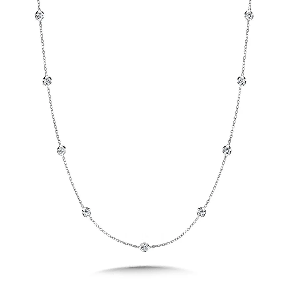 18" DIAMOND LINKS NECKLACE
