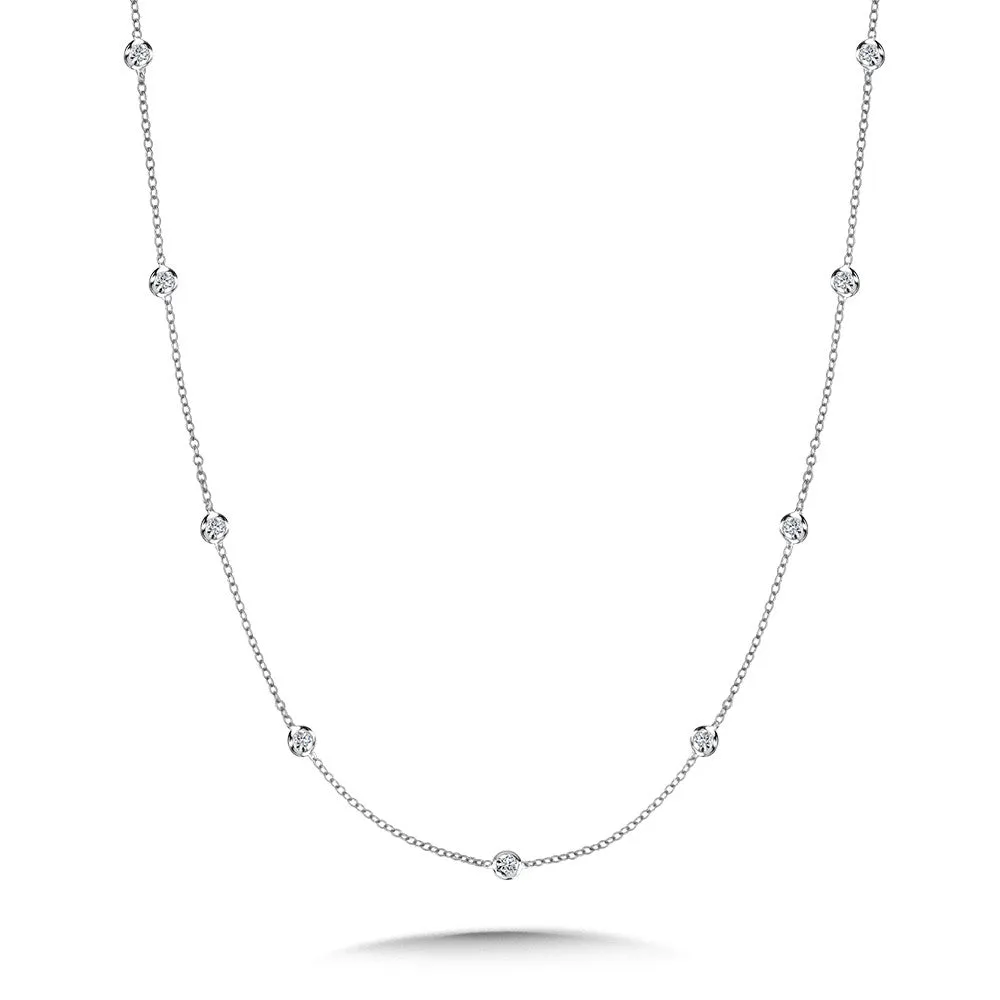 18" DIAMOND LINKS NECKLACE