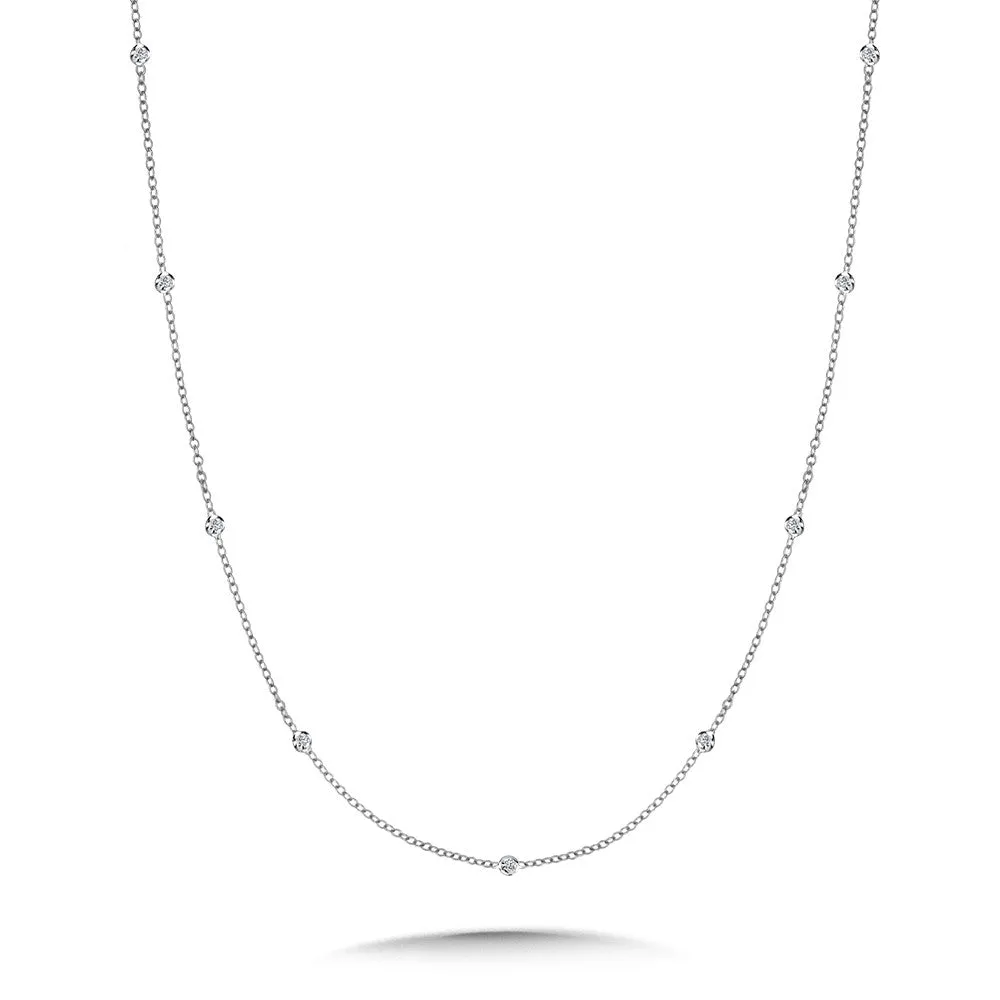 18" DIAMOND LINKS NECKLACE