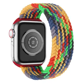 Apple Watch (41mm) elastic watch strap - Colorful Green / Size: M