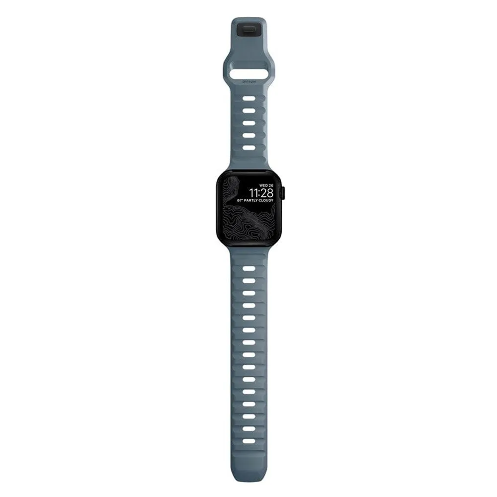 Apple Watch (42/44/SE/45/46/49mm) Nomad Sport Band Rem - Marine Blue