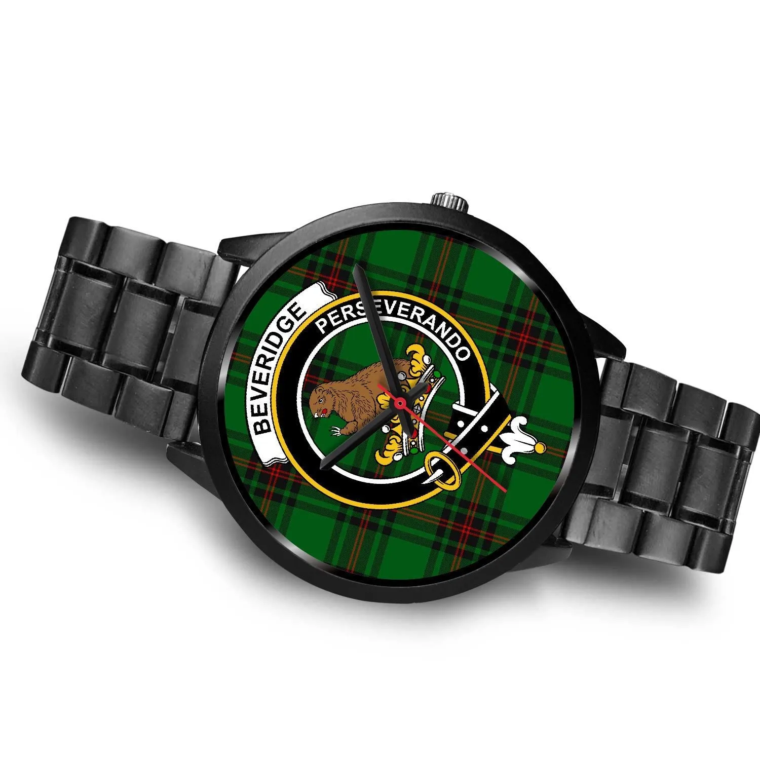 Beveridge Clan Badge Tartan Black Watch