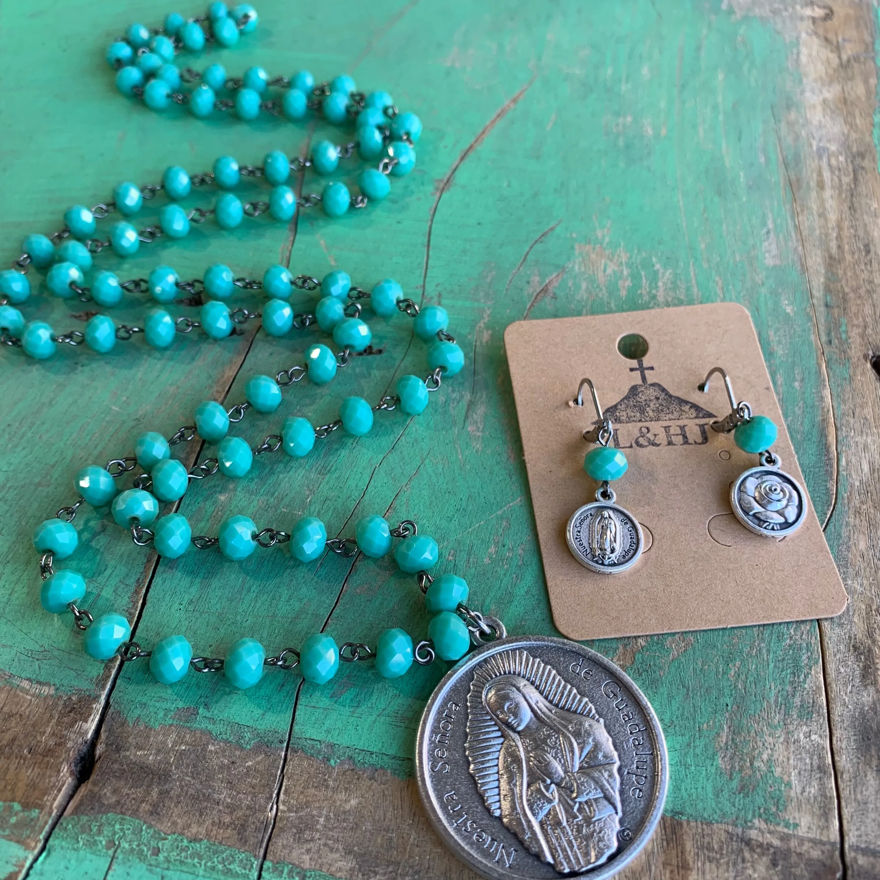 Clothed in Sun Necklace and Earrings