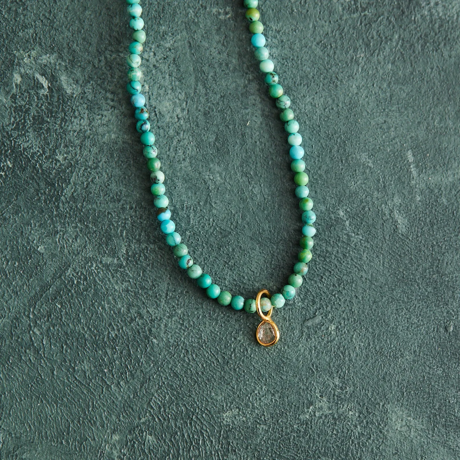 Diamond & Turquoise Necklace