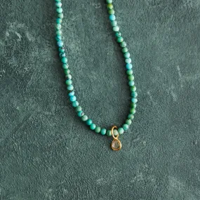 Diamond & Turquoise Necklace
