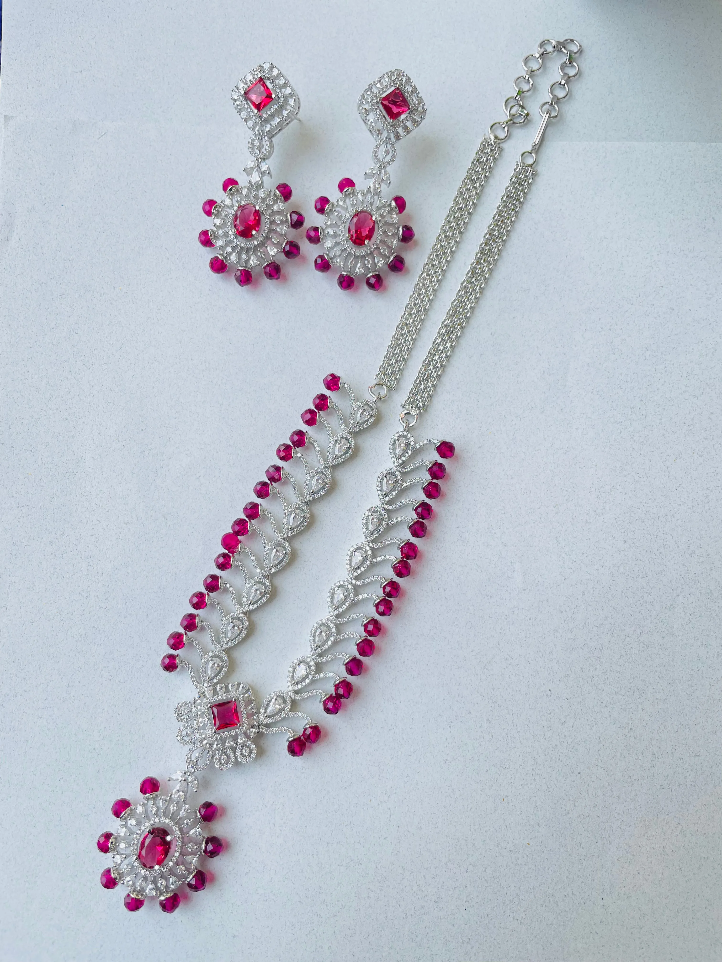 EMERALD ZIRCONIA NECKLACE-Elegance31