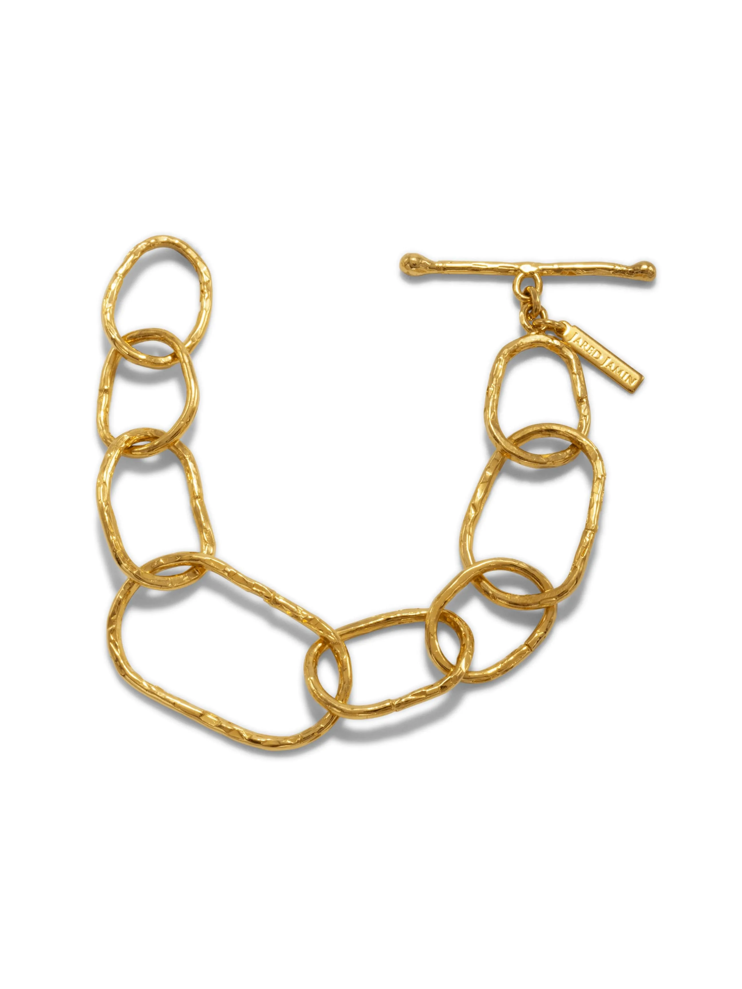 Gold Shackle Link Bracelet