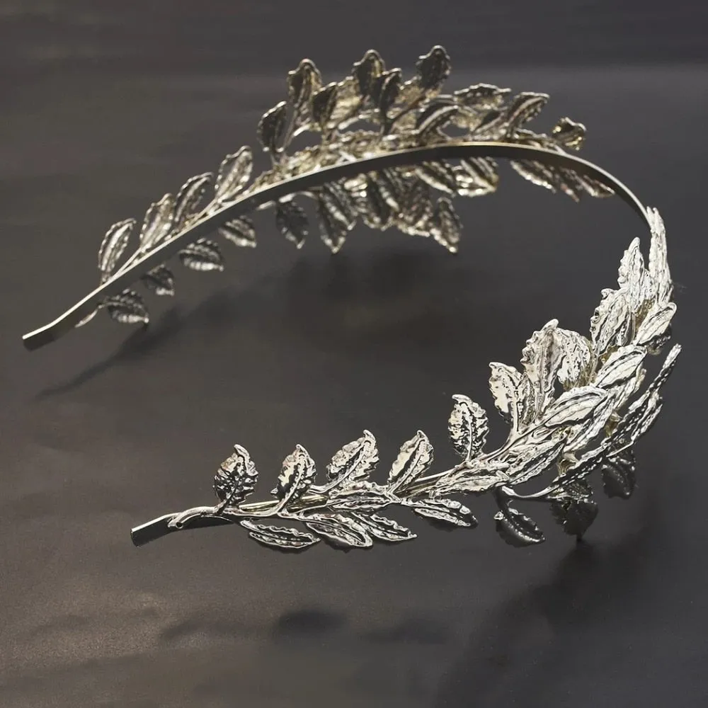 Greek Goddess Olive Leaf Branch Crowns
