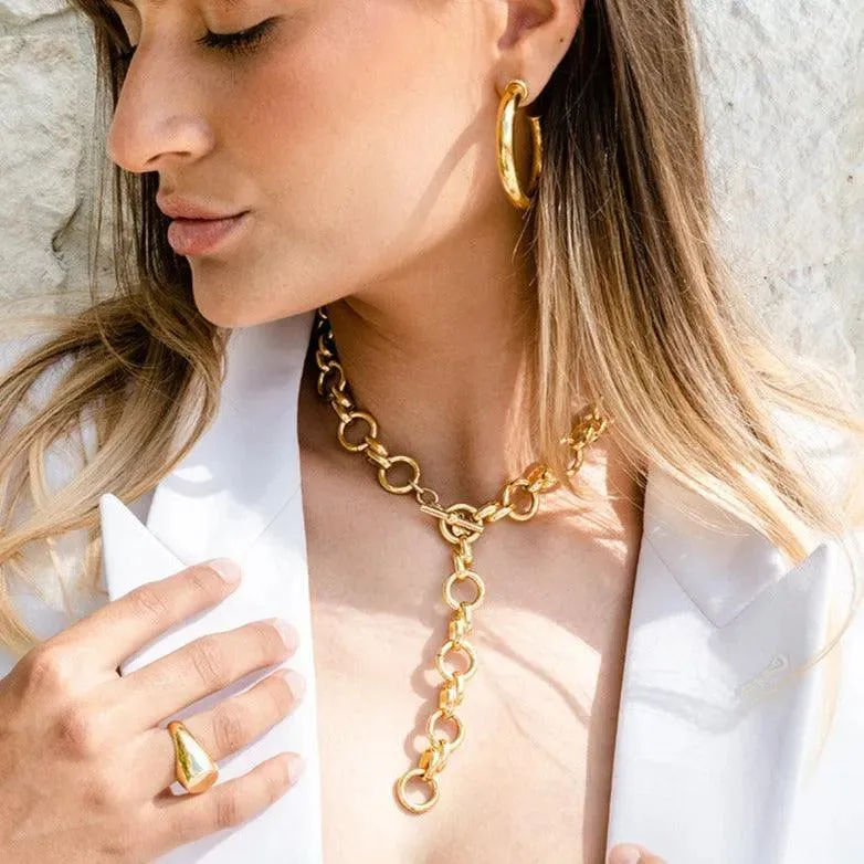 Italian Chain Link Necklace