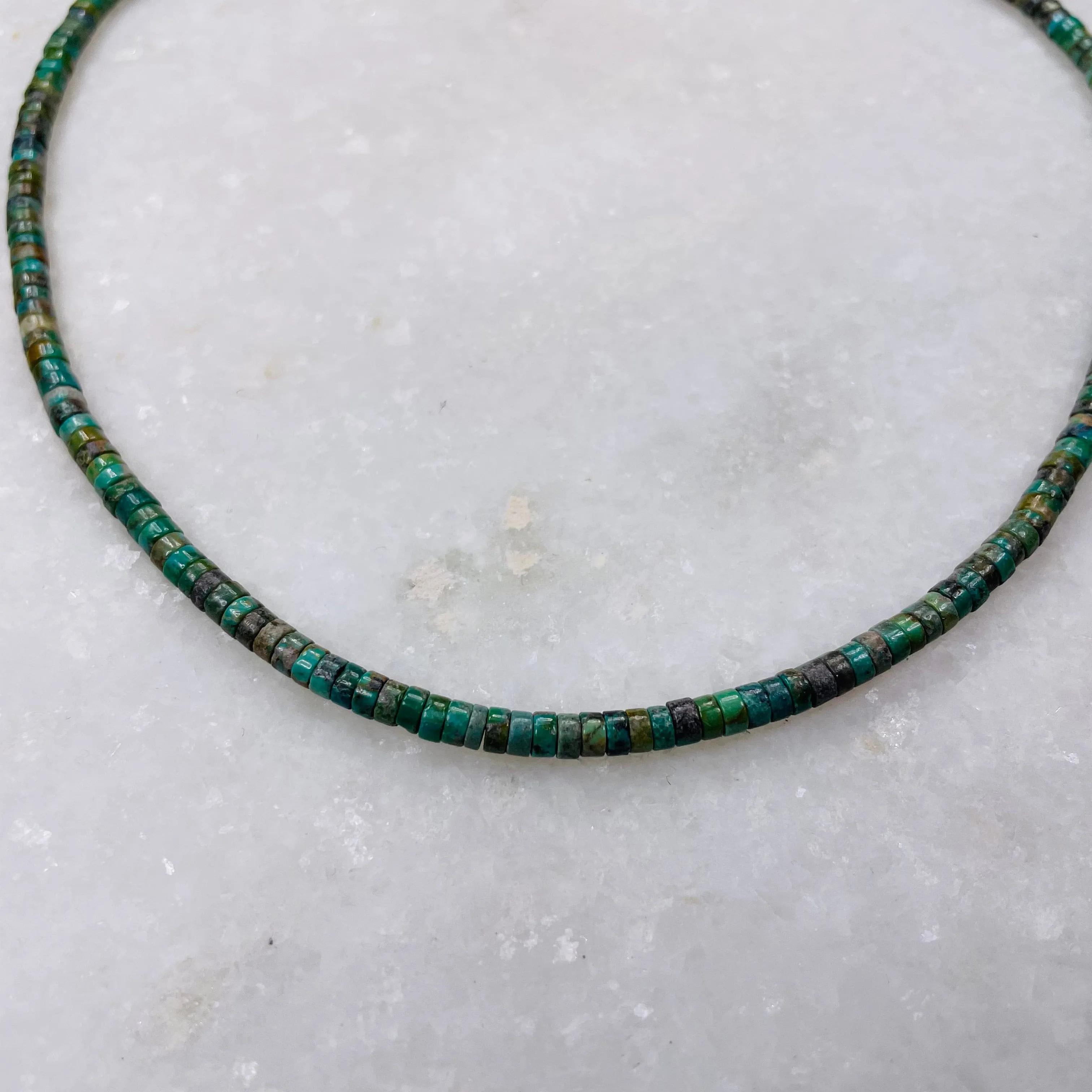Kingman Turquoise Necklace 16"
