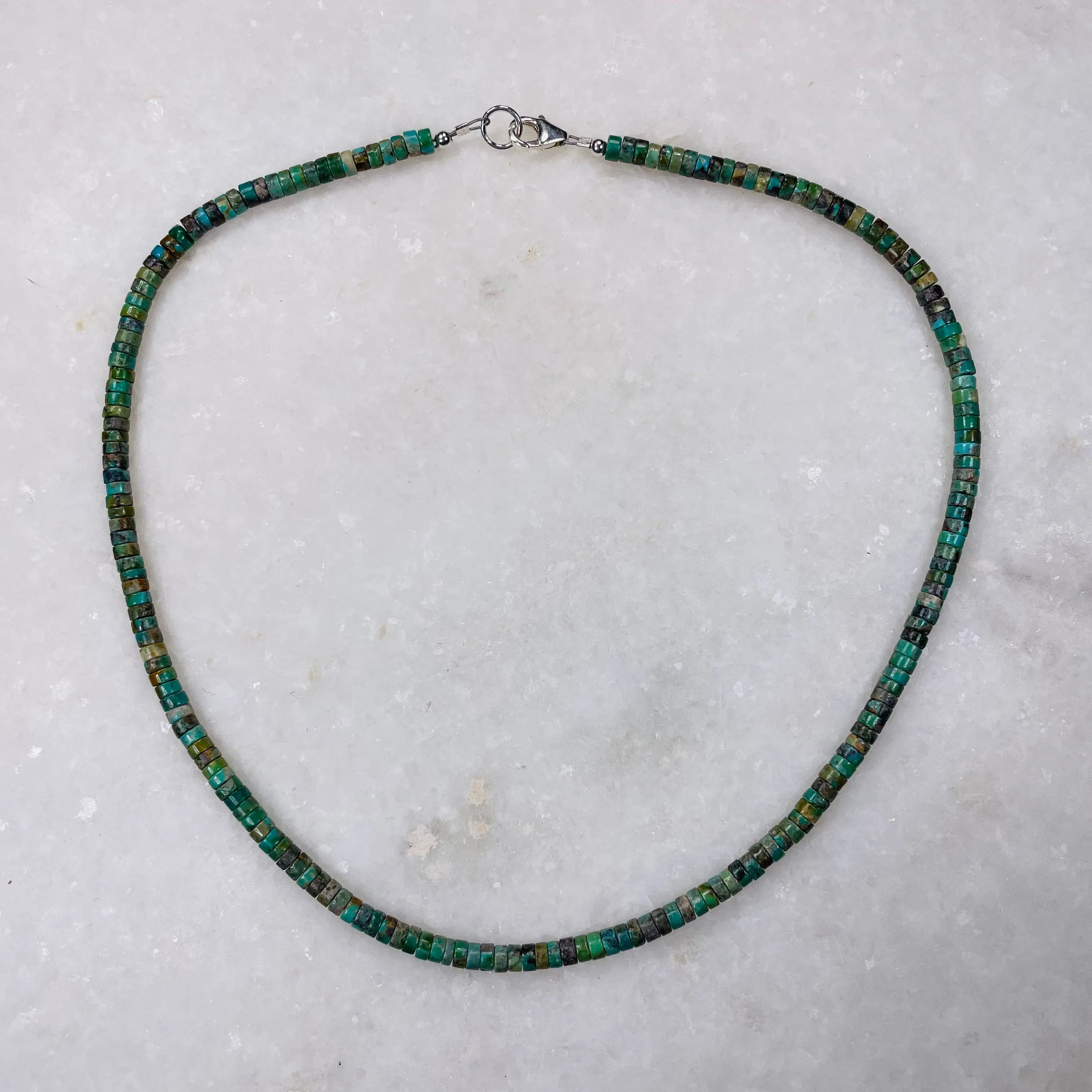 Kingman Turquoise Necklace 16"