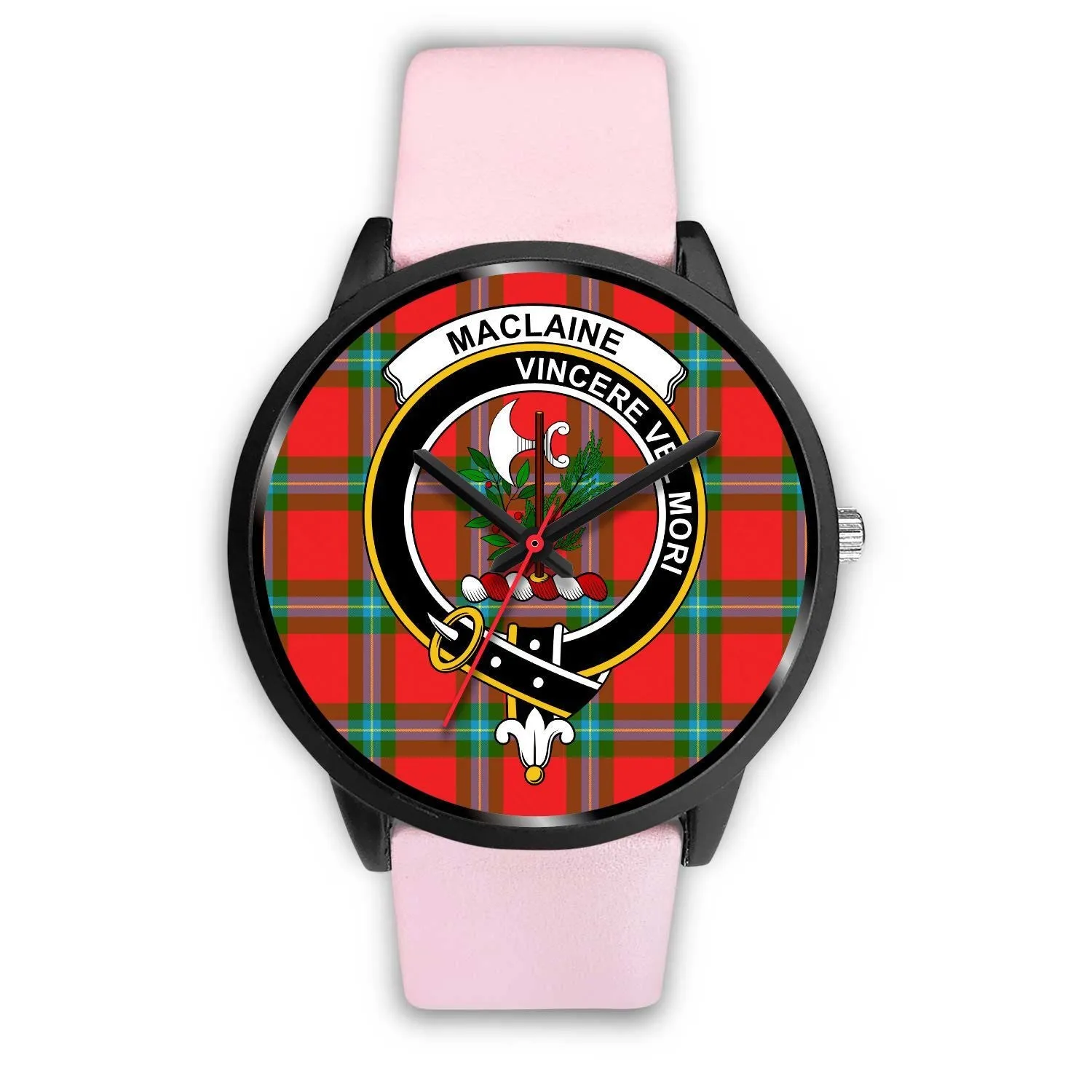 MacLaine Of Loch Buie Clan Badge Tartan Black Watch