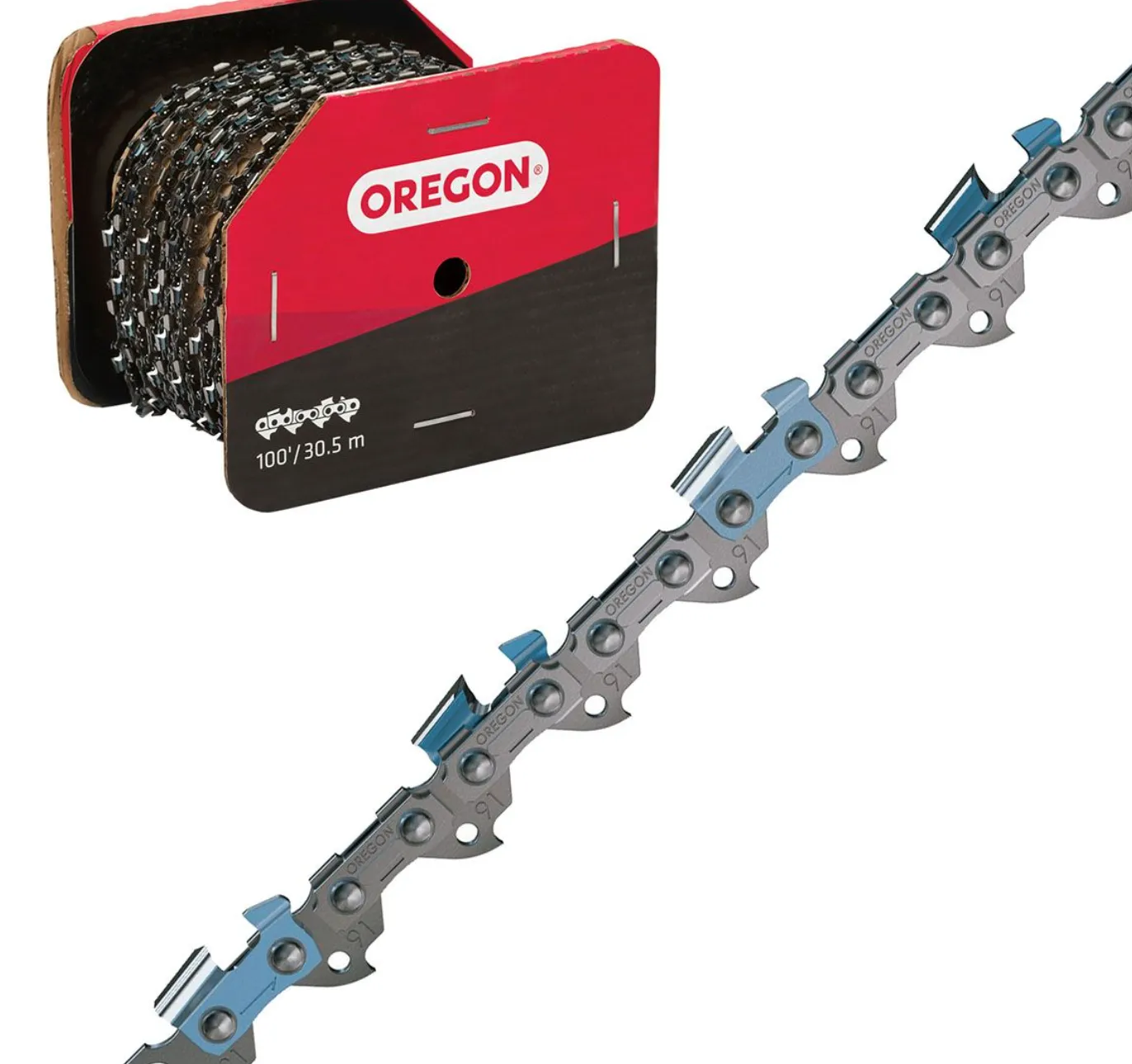 OREGON 91VXL (3/8" X .050) Low Pro, Round Ground Semi-Chisel Chain