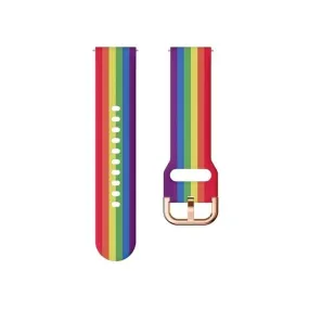 Rainbow Watch Straps compatible with the Huawei Watch 3 Pro