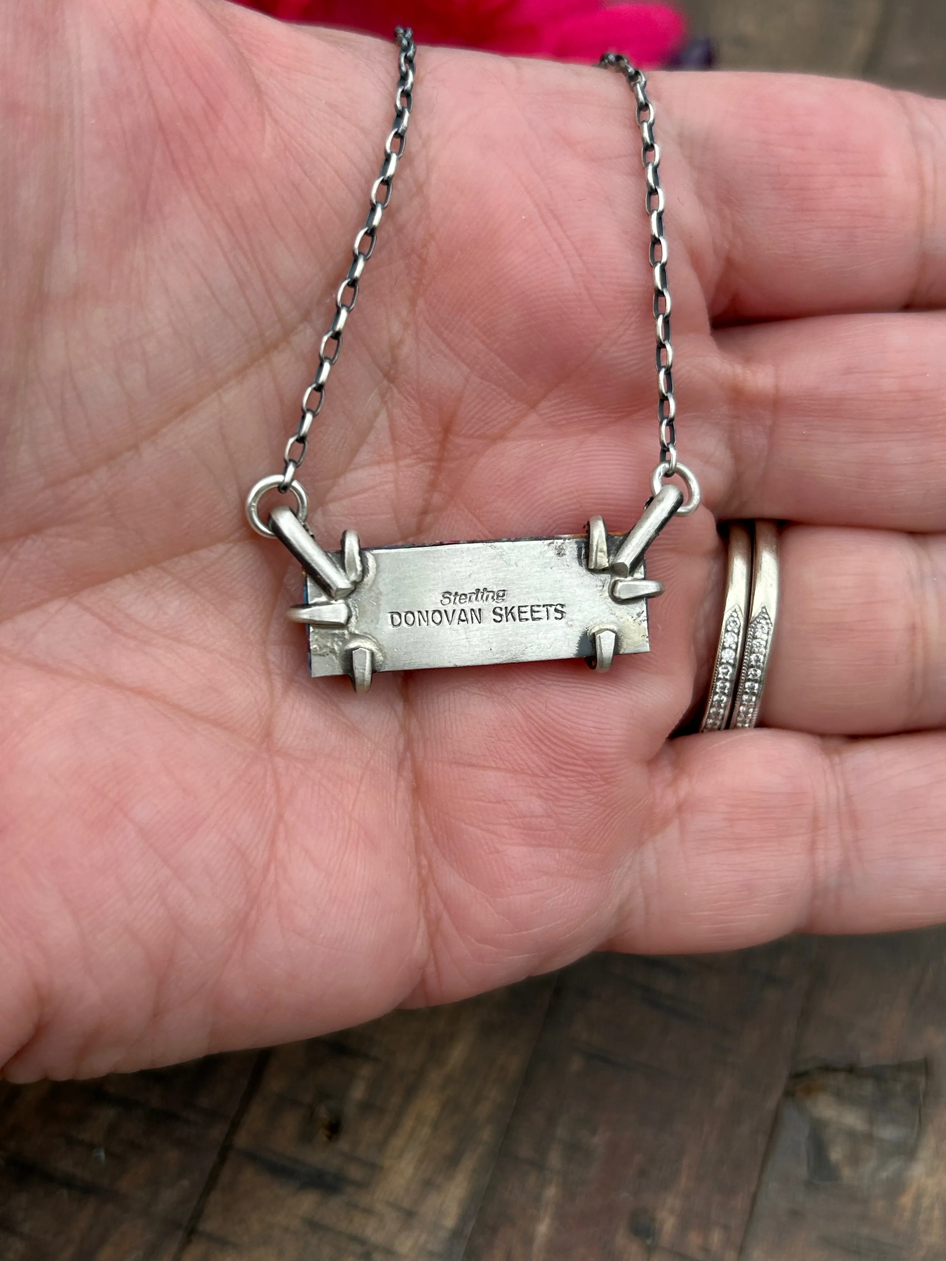 Waterproof Kingman Bar Necklace #13