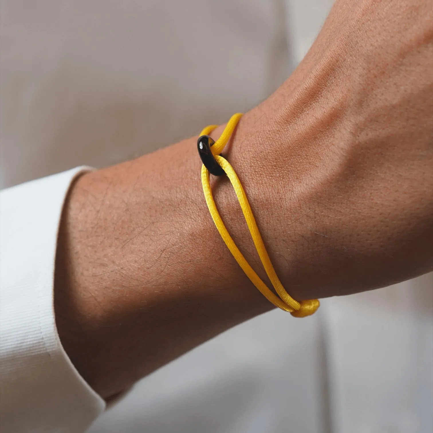 Wecord Black Soho Cord Bracelet